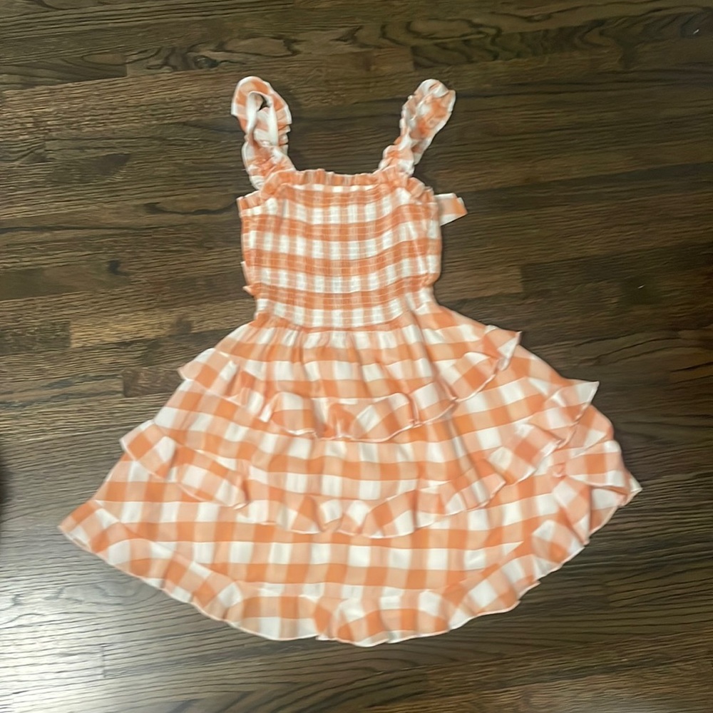 Olivaceous Gingham Dress Small NWT